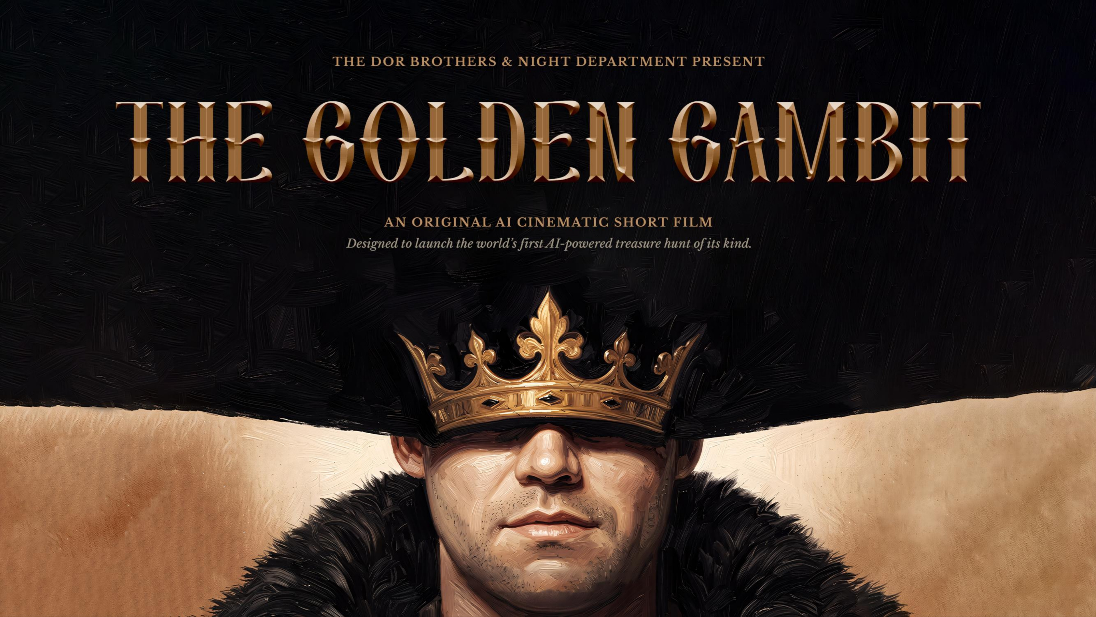 THE GOLDEN GAMBIT title slide